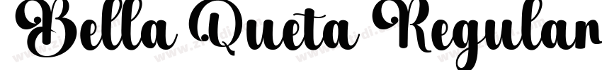 Bella Queta Regular字体转换